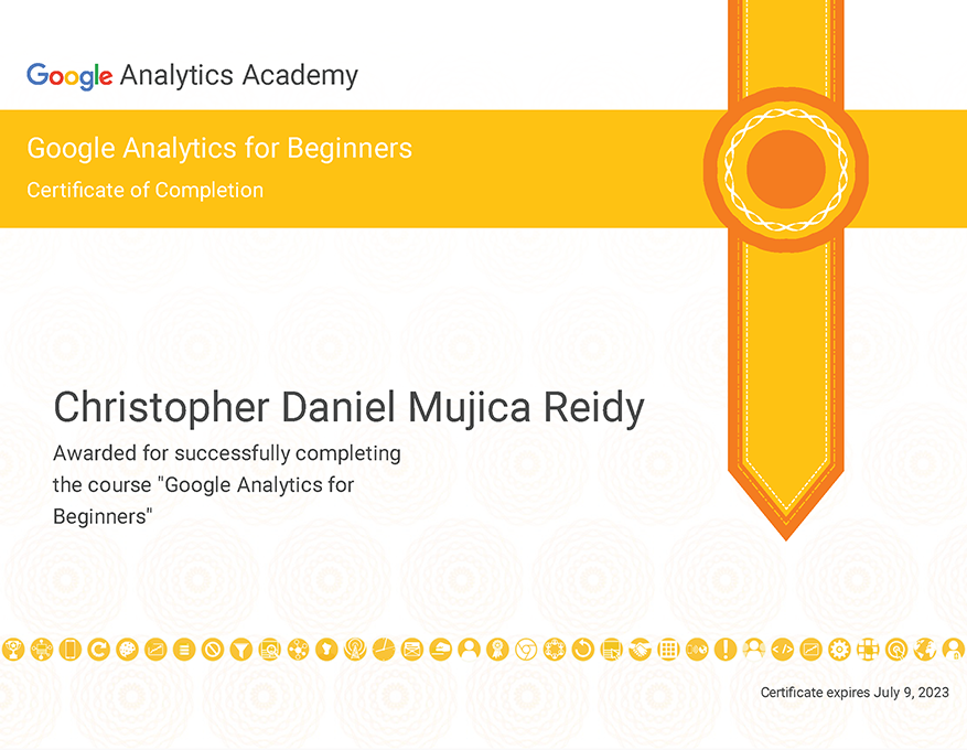 Google Analytics Certificate